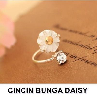 CINCIN MOTIF BUNGA DAISY / CINCIN DAISY