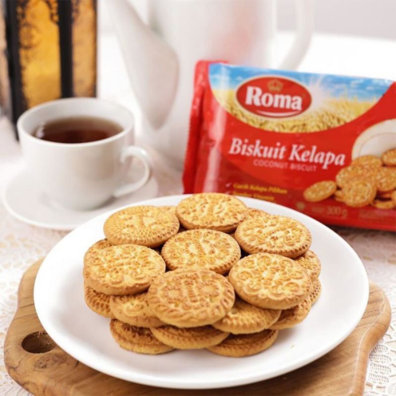 

Biskuit Roma Kelapa 1 pack/pcs 300g