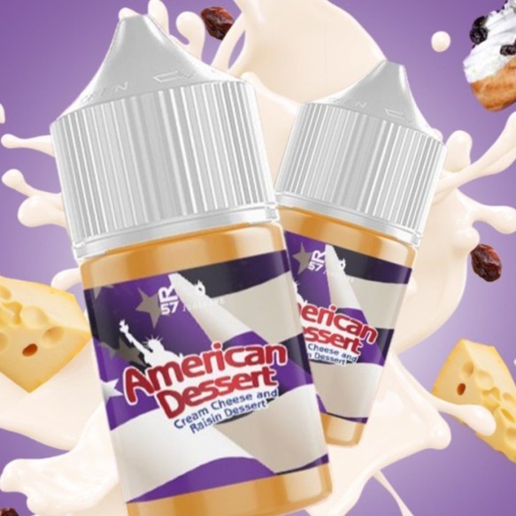 AMERICAN DESSERT V2 CREAM CHEESE RAISIN BY R57 X JVP 6MG 60ML