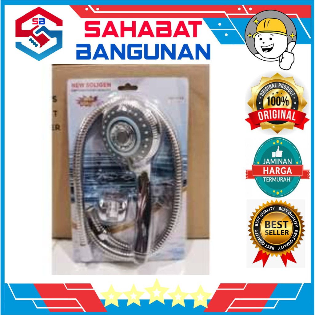HAND SHOWER SOLIGEN A150 CHROME - HAND SHOWER SOLIGEN CHROM - SOLIGEN KEPALA HAND SHOWER MANDI CHROM