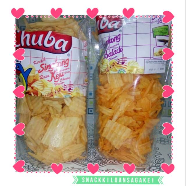 

Chuba Singkong Balado/Chuba Singkong Keju 250gr | Snack Kiloan Murah