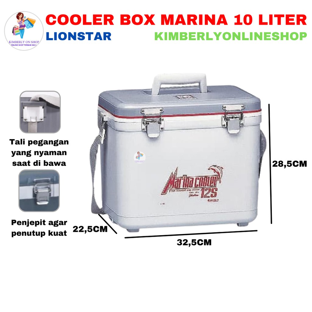Marina Cooler Box Kotak Es 12S I 16 Lion Star 10 Liter