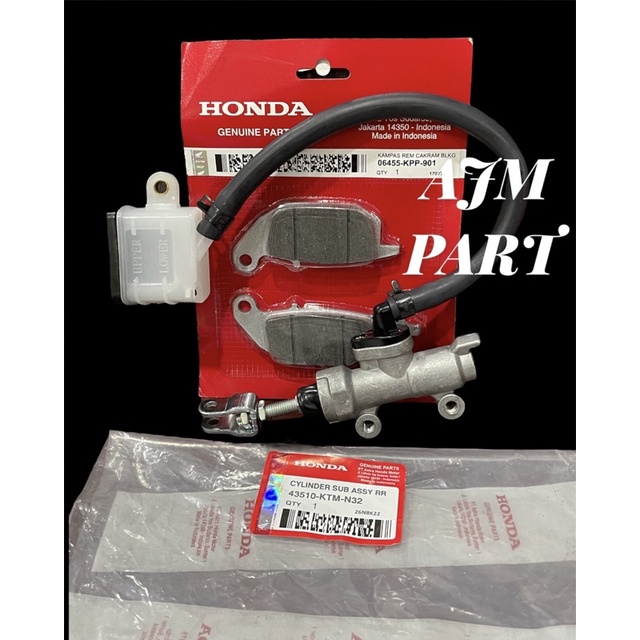 MASTER REM ASSY BELAKANG + KAMPAS REM SUPRA 125 DD SUPRA X 125 FI DD