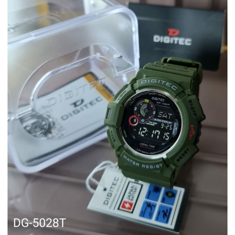 Jam Tangan Pria Digitec DG 5028 Mudmen DG 5028 Digital Rubber Original