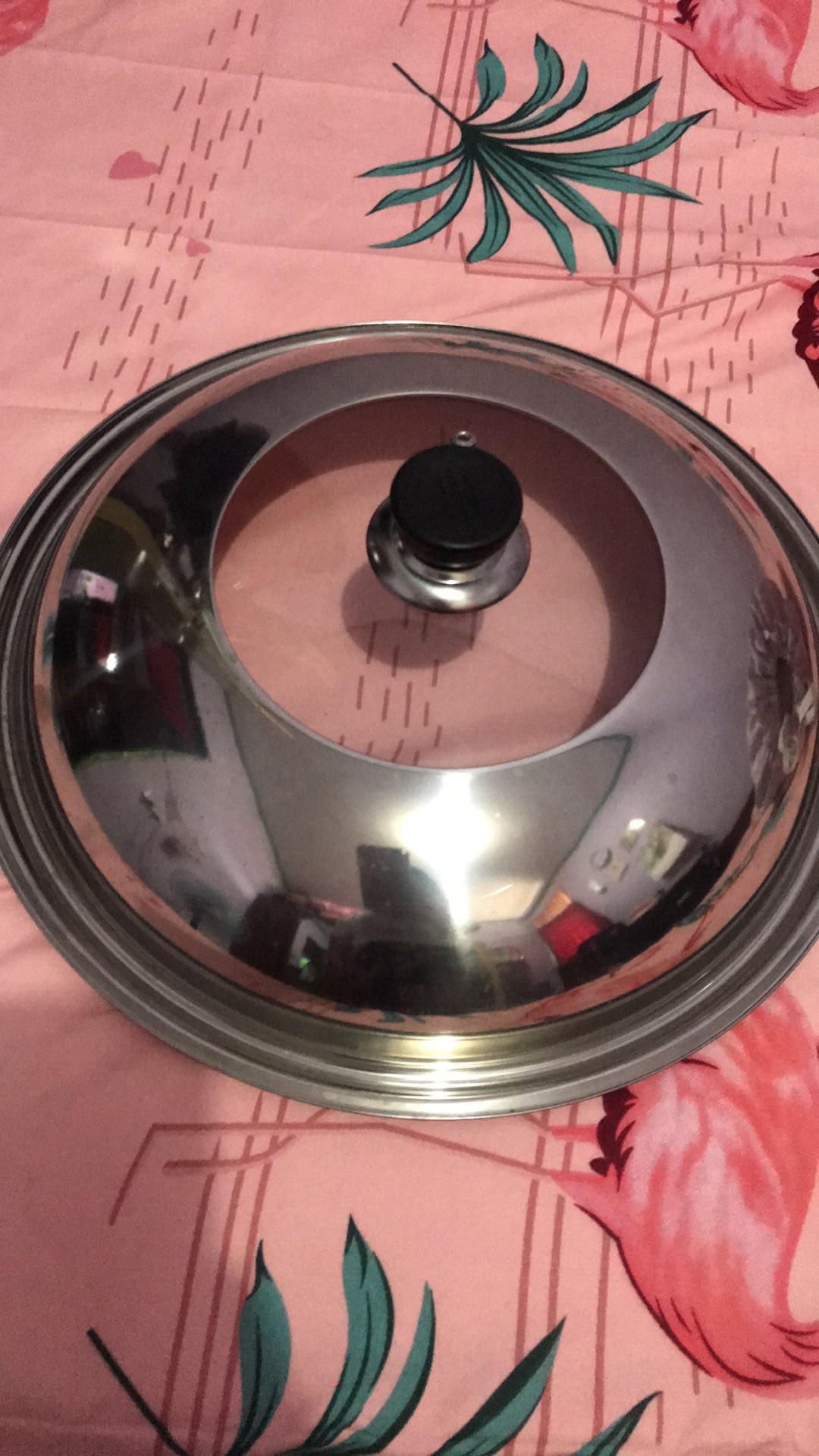 Subron Tutup Panci Stainless Kaca 28cm 30cm 32cm 34cm 36cm Wajan Kuali Wok Multifungsi Baskom