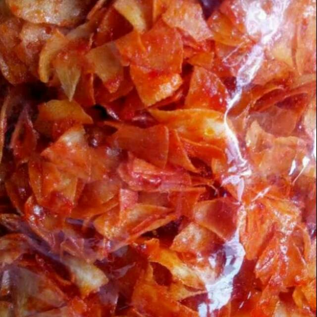 

Keripik singkong pedas
