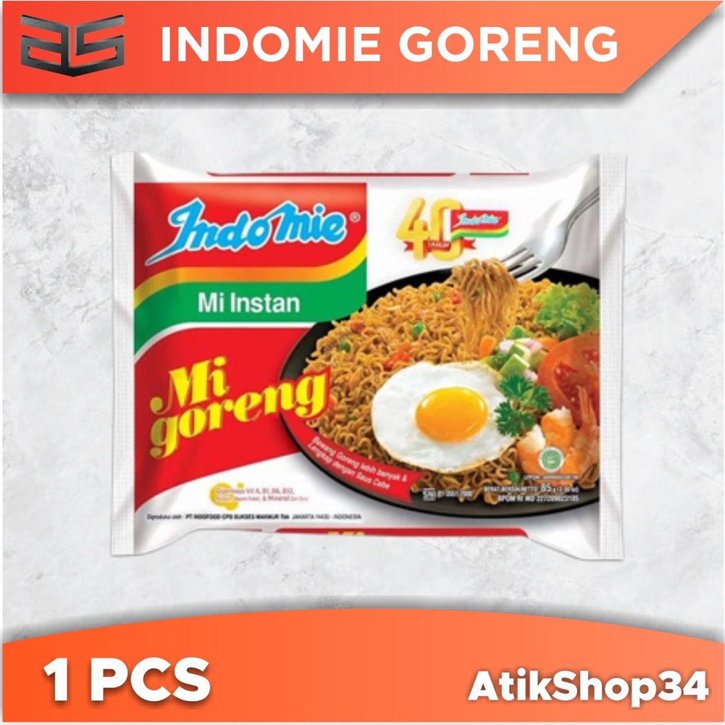 Jual INDOMIE GORENG / MIE INSTAN RASA MIE GORENG | Shopee Indonesia