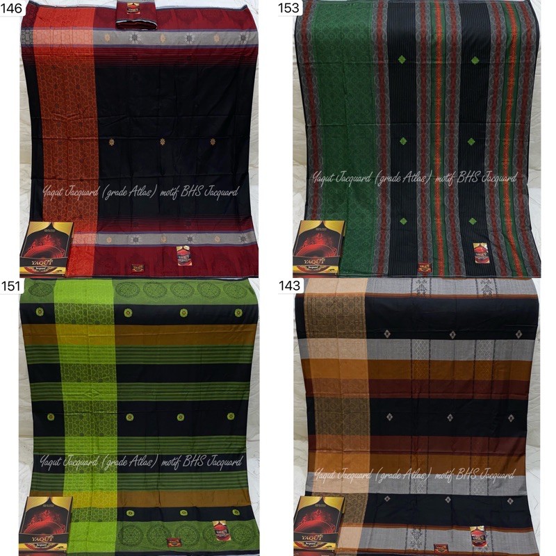 Sarung Yaqut Jacquard Songket by Atlas - motif BHS Jaguar