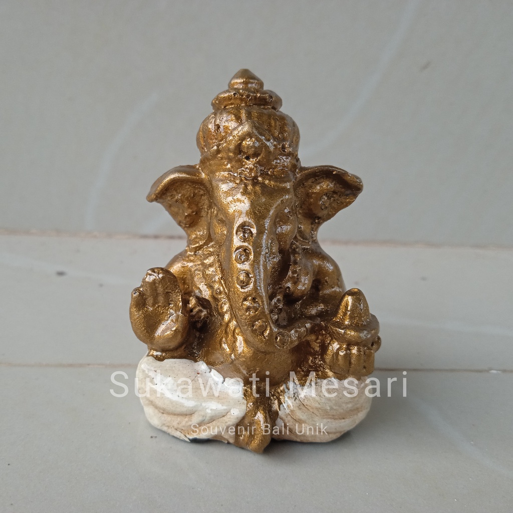 Hiasan Dashboard Ganesha Mini Bahan Resin Souvenir Bali Unik