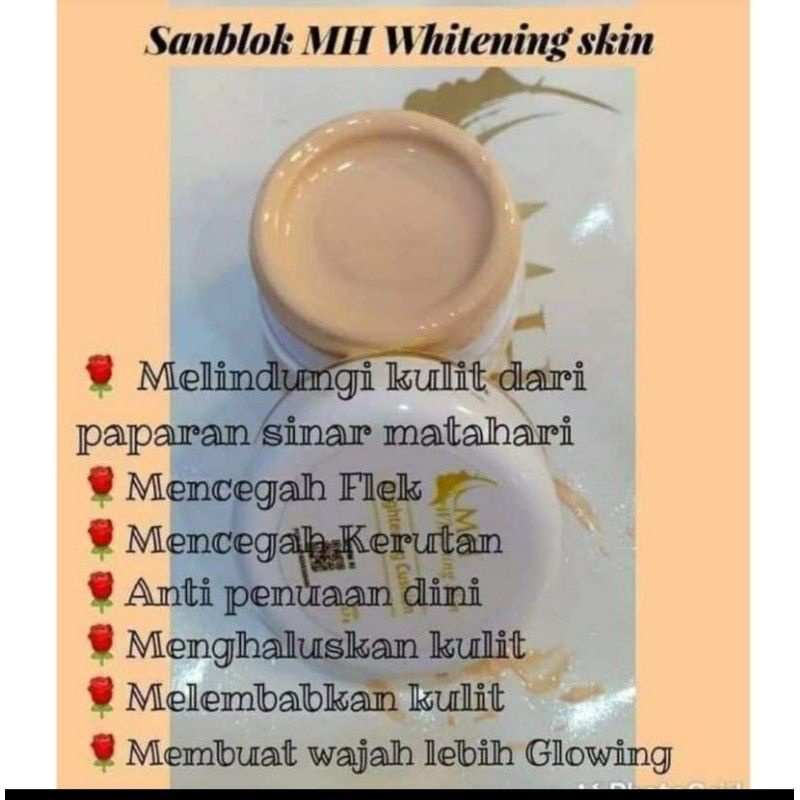 Sunblok MH Whitening BPOM original
