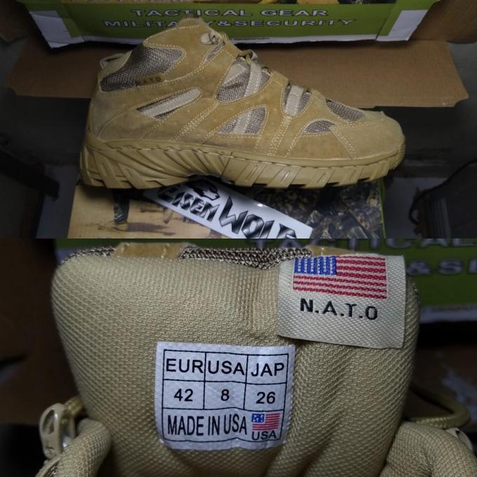 Sepatu Tactical Pendek Nato Import Made In Usa