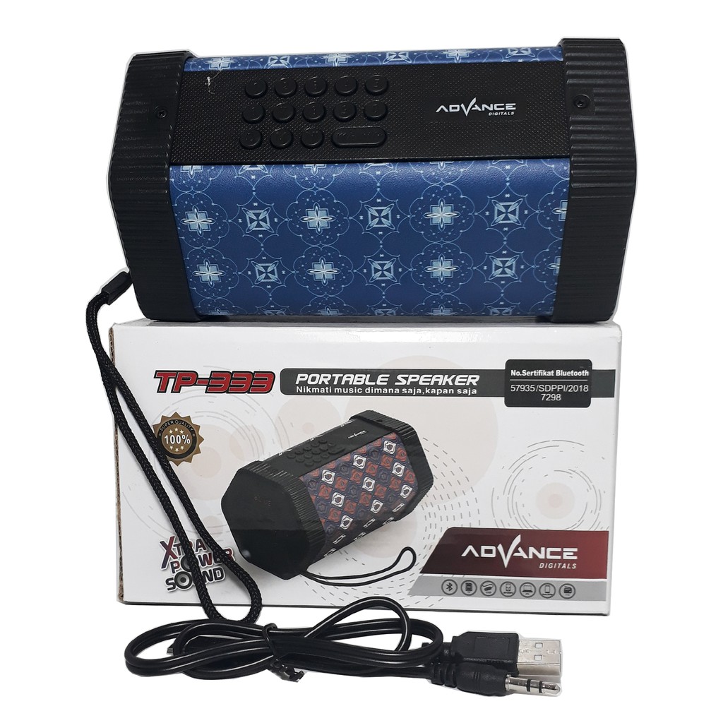 Advance TP-333 Speaker Portable Bluetooth Super Bass