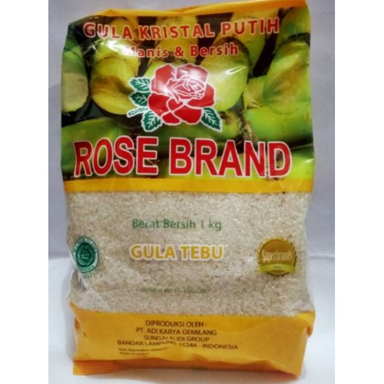 

Rose Brand Premium gula pasir kemasan 1kg