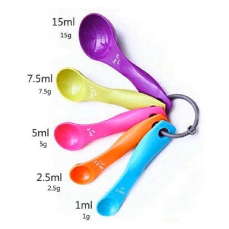 Sendok Takar / Sendok Takaran 5 in 1/ Measuring Spoon 1 set  5 sendok