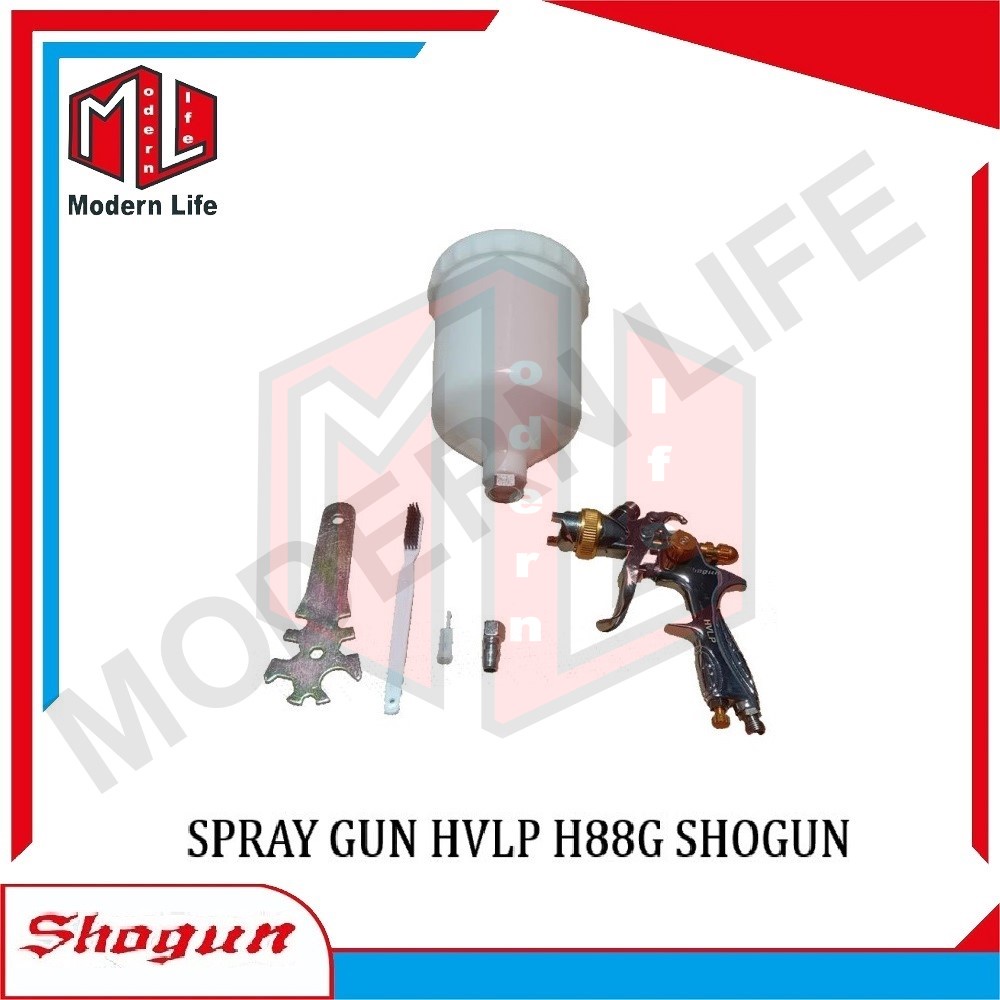 Spray Gun HVLP Alat Semprot Cat Low Pressure SHOGUN NRT-PRO H88G H77G