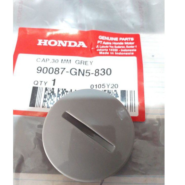 TUTUP MAGNET ASTREA GRAND BULUS PRIMA GREY ORIGINAL AHM (90087-GN5-830)