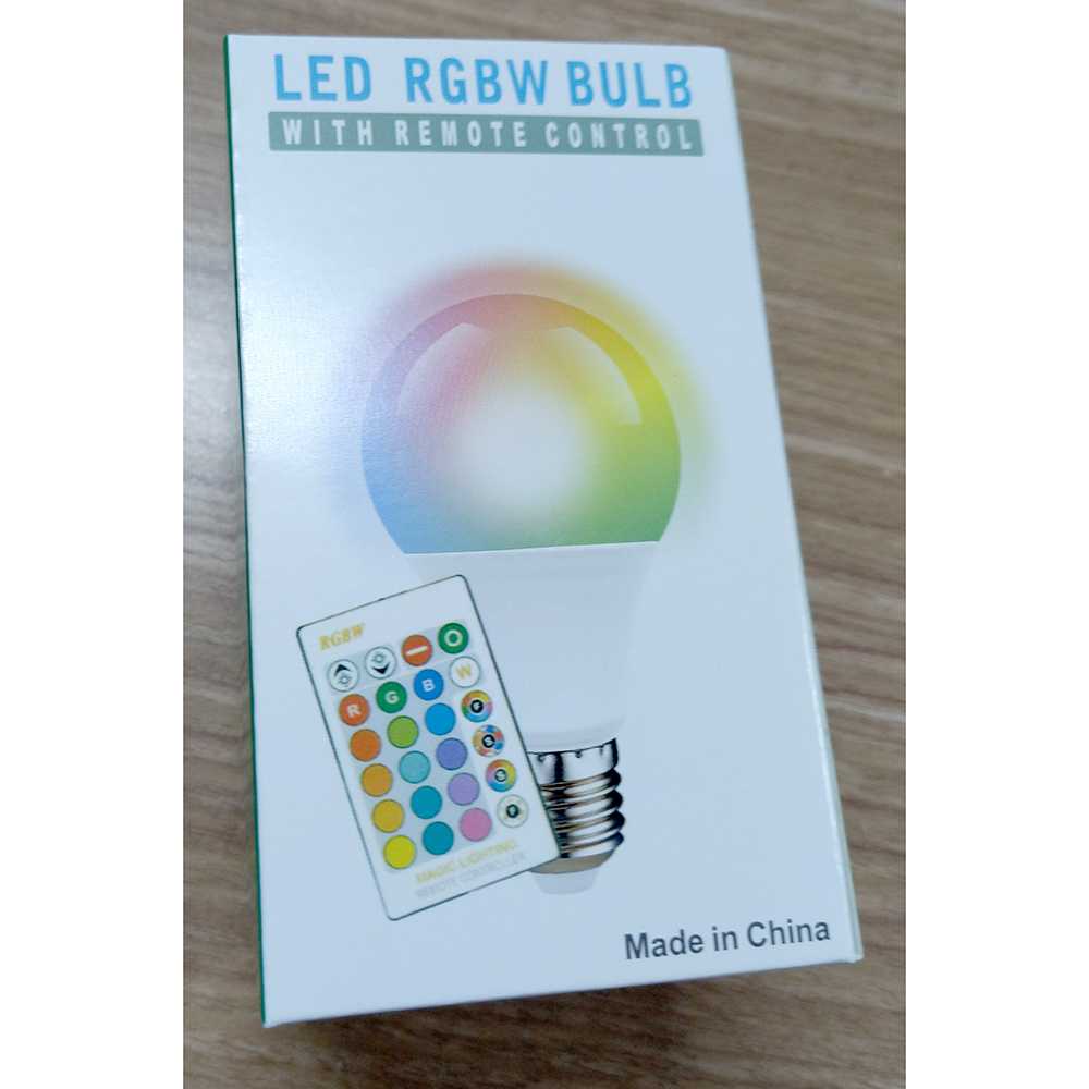 Lampu Led RGB beserta Remote Control Multi Mode 16 Warna E27 3-10 Watt