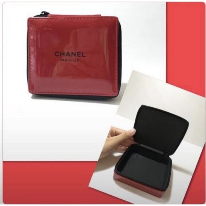 Chanel Red Makeup Pouch