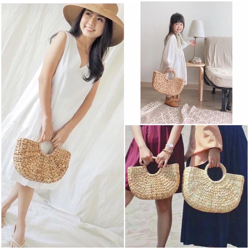 Bali Eco Bag Bali Ethnic Bag Tas pantai anak tas anyaman tas eceng tas kerajinan bali tas etnik tas 