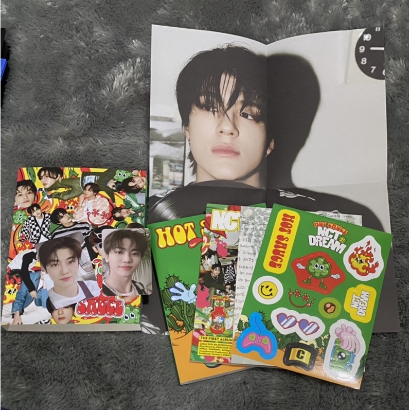 READY STOCK - Nct Dream Album Hot Sauce Boring Photocard Jaemin Boring Pc Cafe Jaemin FP Jeno