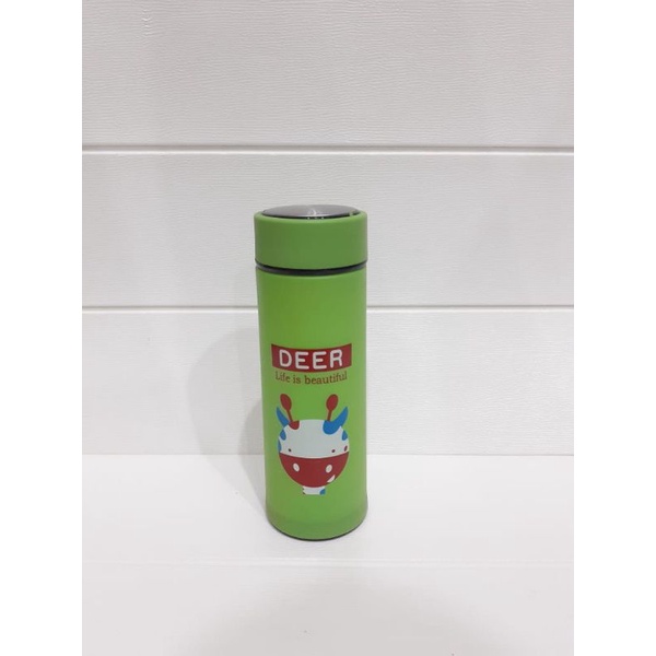 Botol Minum Kaca Animal 380ml / Botol Air Kaca / Termos Kaca motif bagus