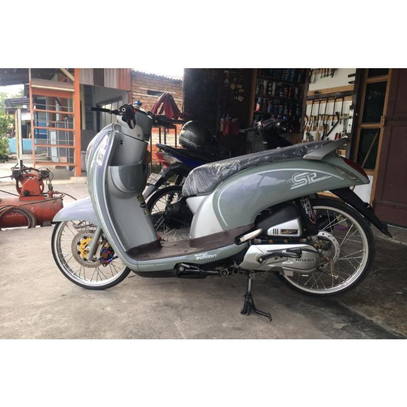 striping scoopyS12 thailand sticker transparan