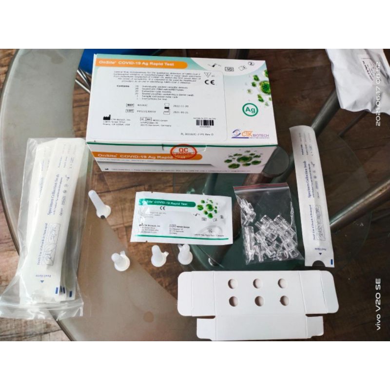 Onsite Swab Antigen Kit Rapid Test 1bx, 20pcs