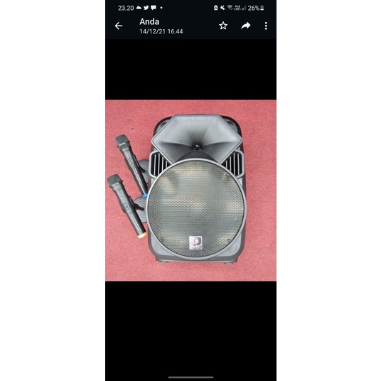 Speaker Portable Mr.BIG 12 M / Mr. BIG 12 M 12 inch