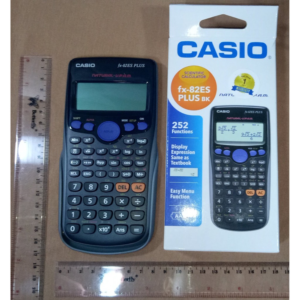 

Kalkulator Sin Cos Akar Scientific Casio fx-82ES PLUS BK SMA Kuliah fx-350ES PLUS 100% ORIGINAL