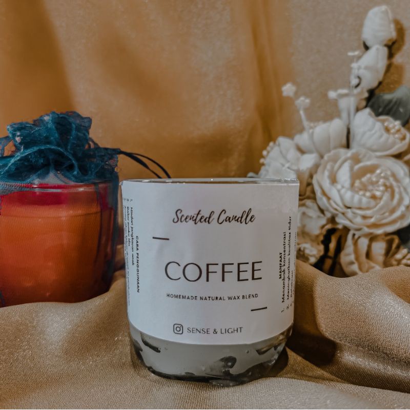 Lilin Aromaterapi (200ml) Coffee, Scented candle.