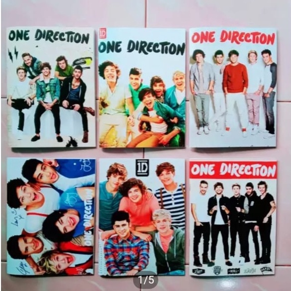 

Buku Tulis / Buku Sekolah ONE DIRECTION Bebas Custom (6 pcs)