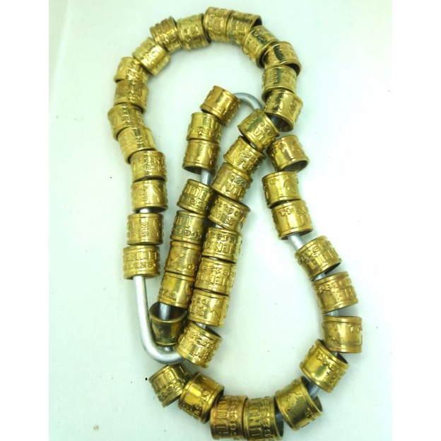 Ring Merpati Kuningan timbul