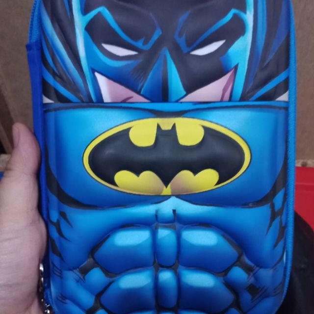 Kotak pensil smiggle super heroes spiderman,ironman,superman,batman,captainamerica-Batman