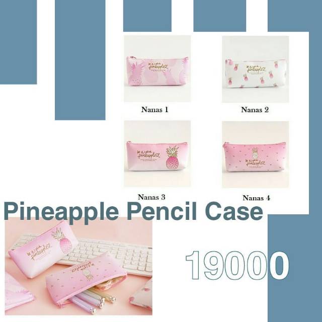 

Cute pineapple pencil case