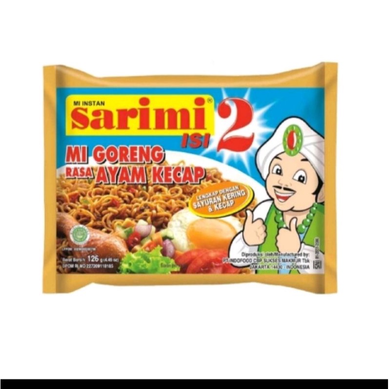 

sarimi isi 2 rasa ayam kecap