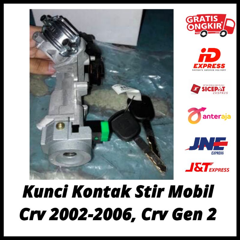 Kunci STOP Kontak Stir Setir Mobil Crv 2002 2003 2004 2005 2006, Crv Gen 2