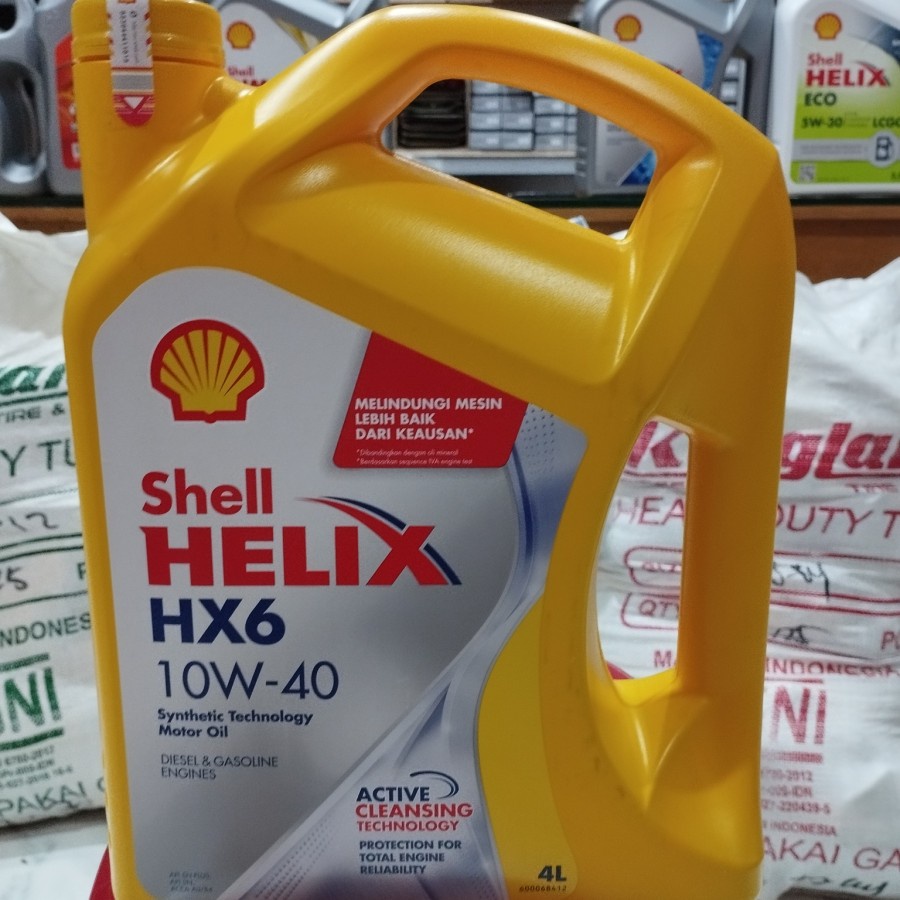 Oli Shell Helix HX6 10W/40 4 Liter