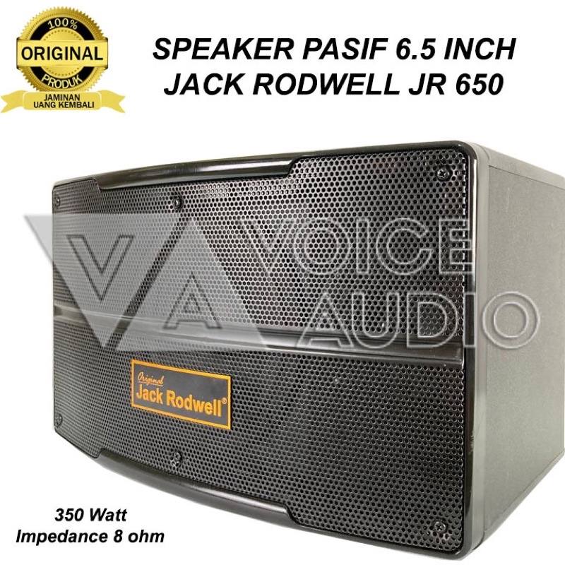 JACK RODWELL SPEAKER MONITOR JR 650-SPEAKER PASIF KARAOKE CAFE JR650