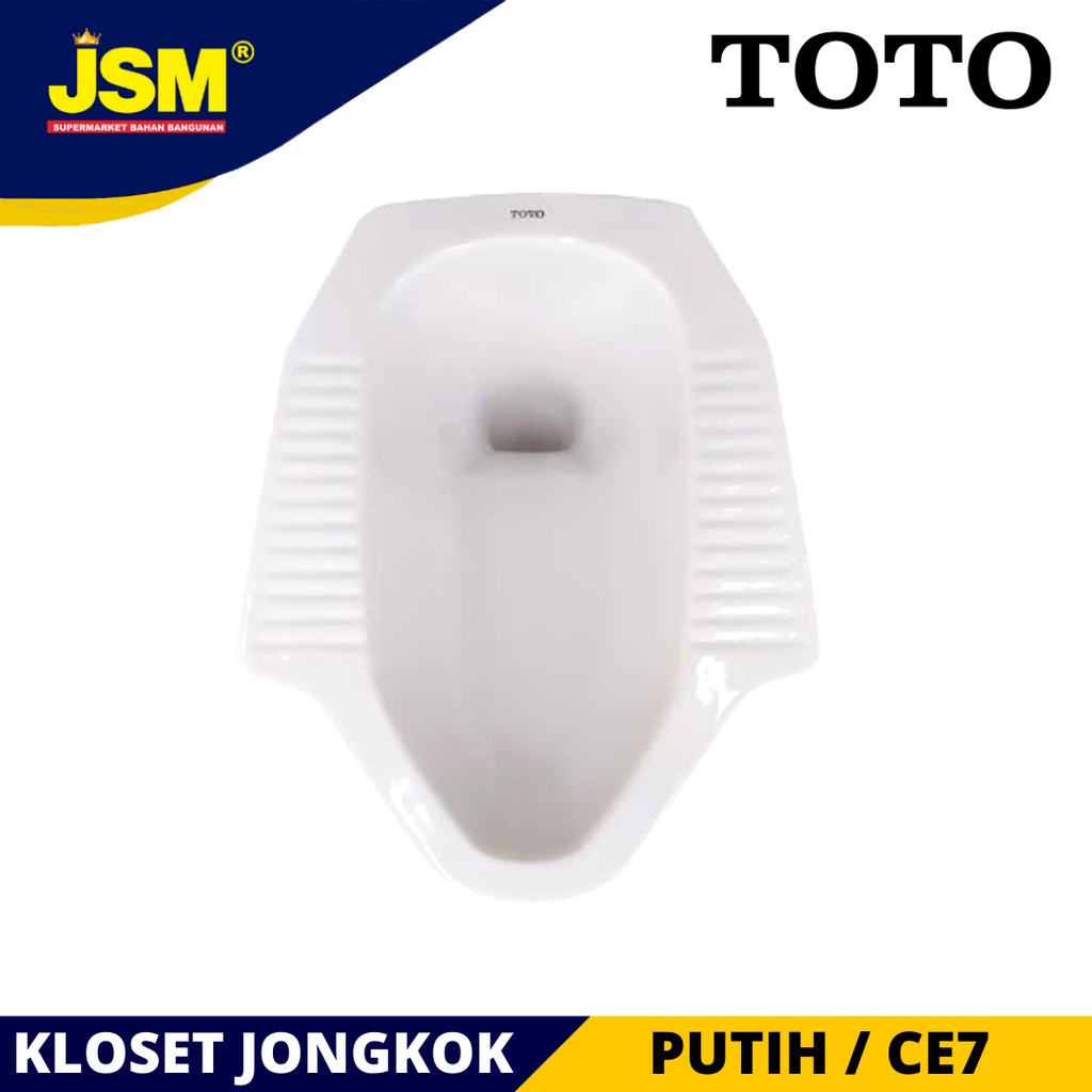 Jual Toto WC Kloset Jongkok / Toilet Squat CE7 CE 7 Putih | Shopee ...