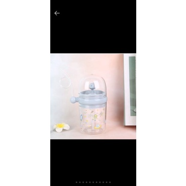Botol Minum Lumba Air Mancur - Botol Minum Unik Untuk Anak 250ml⭐ Super8⭐-Abu