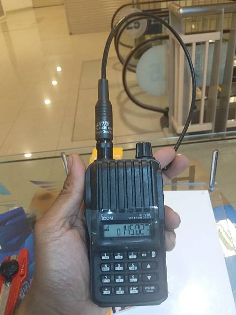 Antena HT dual band  RH 77B lentur tidak mudah patah