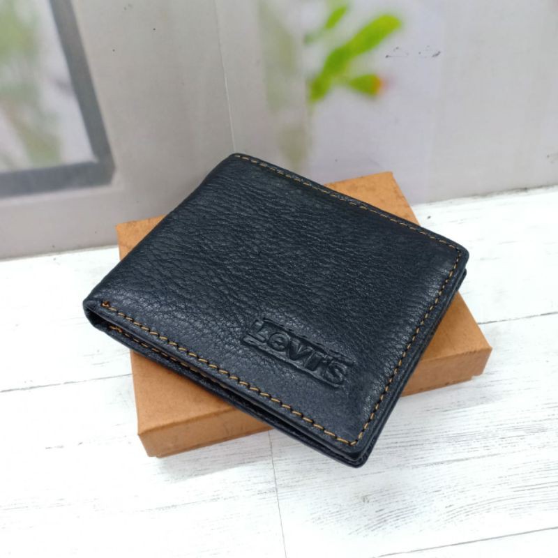 Dompet Cowok Kulit Asli L128. Dompet Kulit Sapi Asli. Dompet kulit lipat