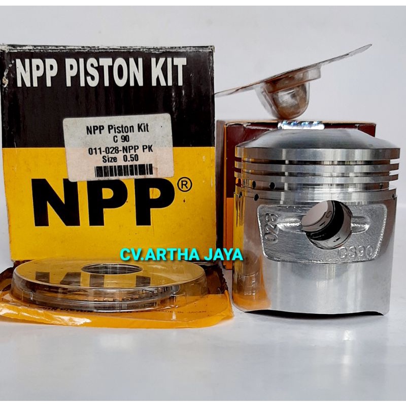 Jual PISTON KIT NPP HONDA H90 / C90 / C 90 / H 90 (11028NPP) Shopee