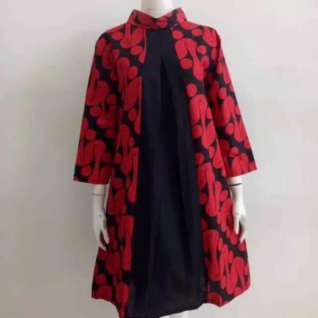 Tunik Batik Cb16  S M L Xl Xxl  Jumbo Bisa Couple