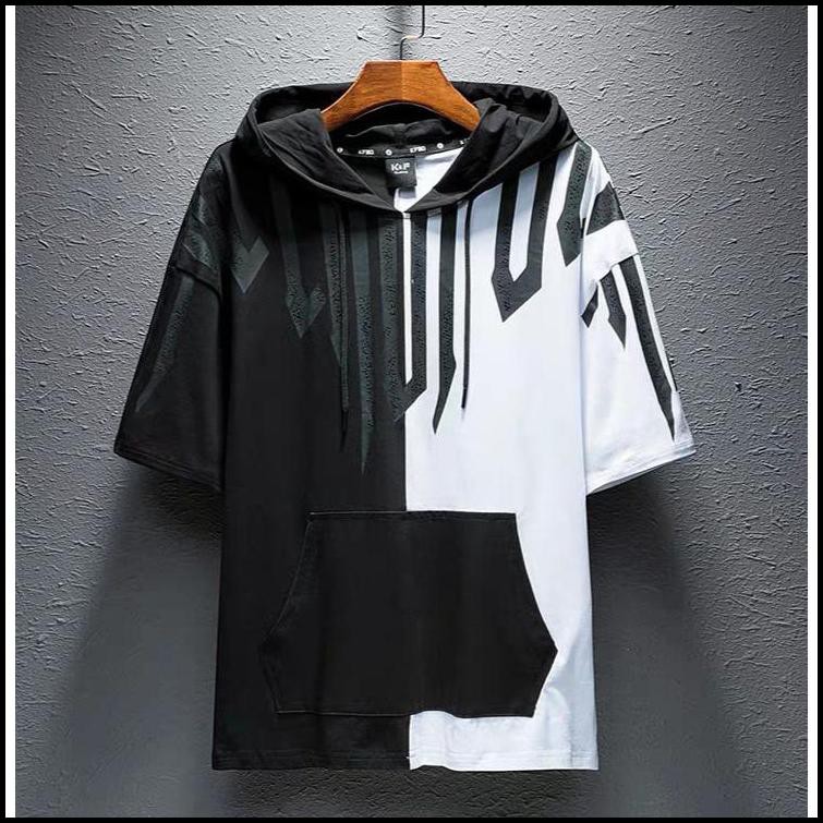 Hoodie Mokokomo Baju Pria Carven Lengan Pendek Atasan Pria Baju Pria Sweater