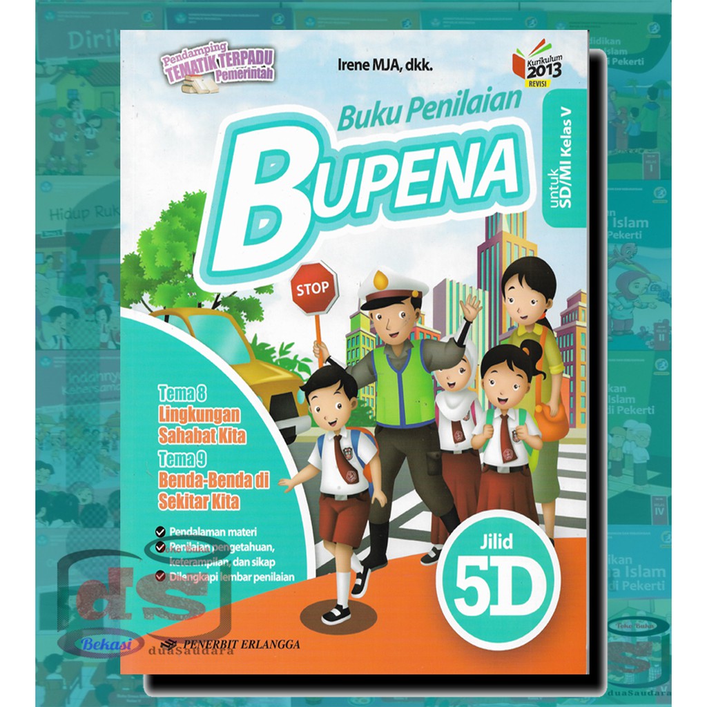 Buku Bupena 5d Sd Mi Kelas 5 Tema 8 Dan Tema 9 Pendamping Tematik Shopee Indonesia