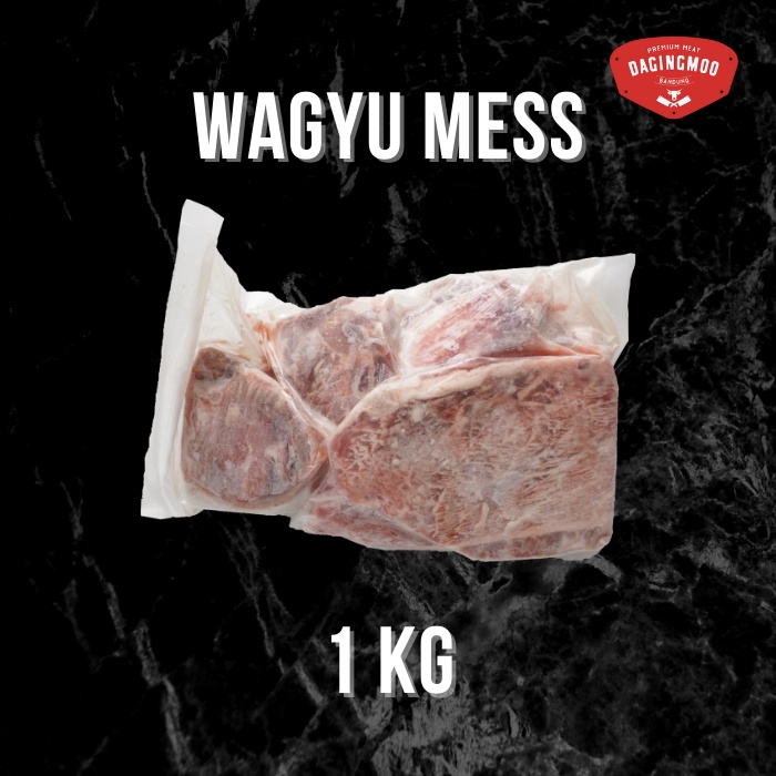 Wagyu Meltique Steak Mess AUS 1kg GROSIR / Steak Wagyu Kiloan 1kg / Beef Wagyu Mess Steak 1kg