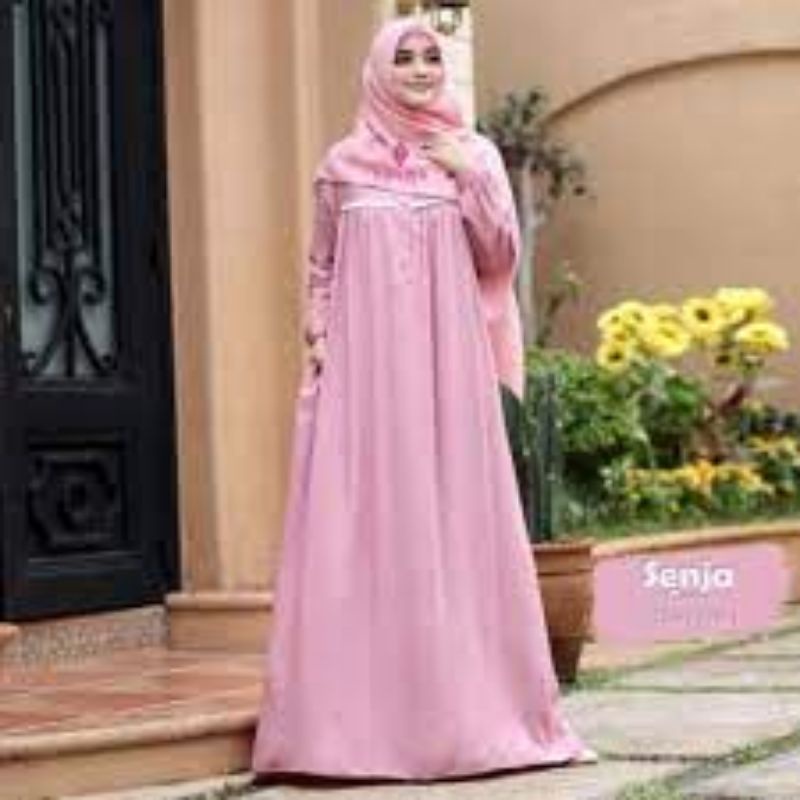 Senja dress baju gamis fashion muslim remaja wanita