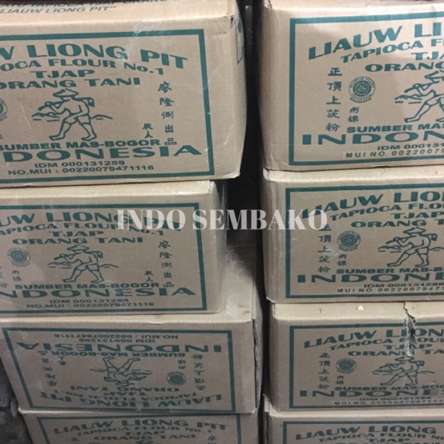 

Sagu Liongpit Dus isi 20 bungkus 500gram / Sagu Tani Karton Liongpit 20bks 1/2kg / Tepung Sagu Tani