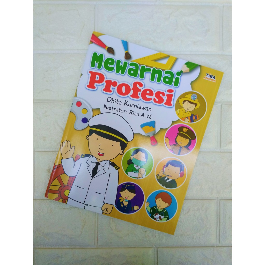 Buku Anak Paud/TK Mewarnai Profesi